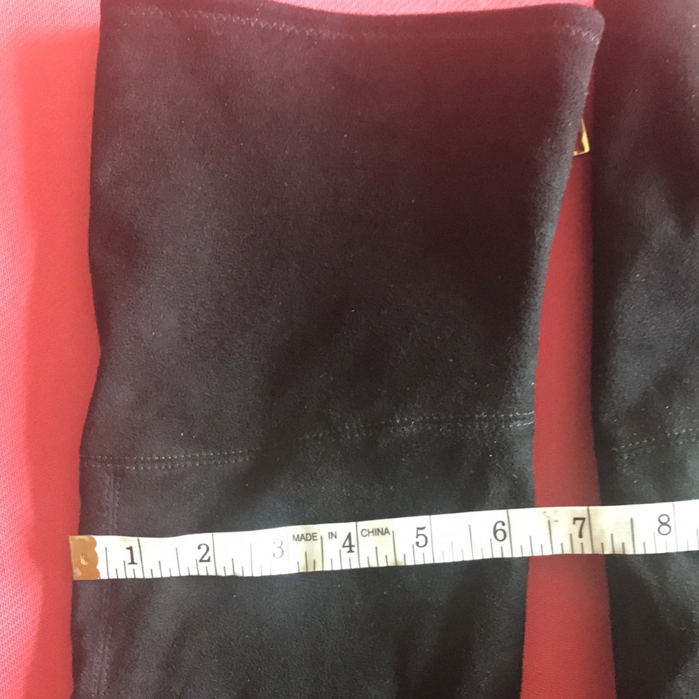 Ivanka Trump Knee high black  boots suede feel EUC - Picture 8 of 16